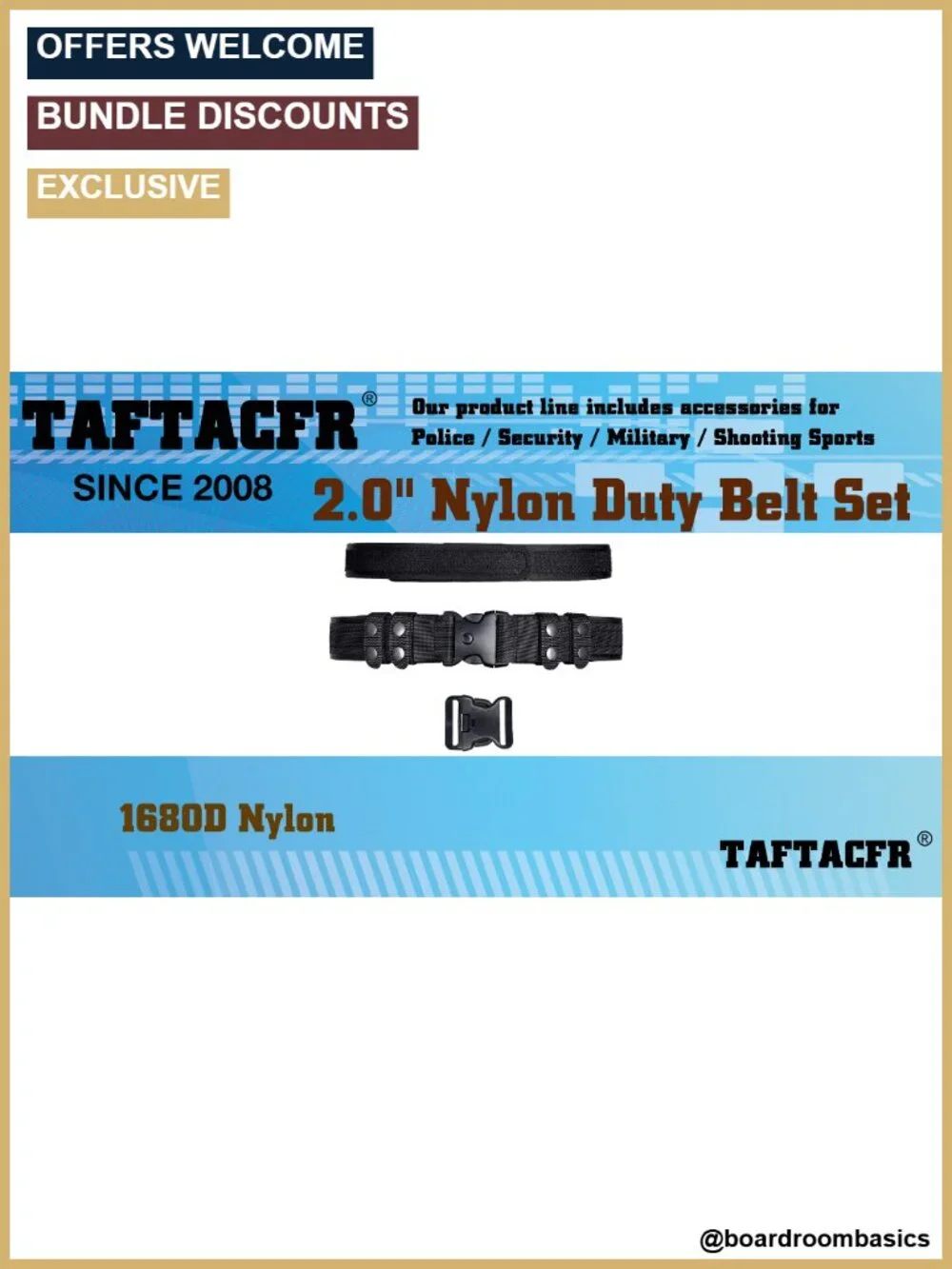 Tactical Duty Belt Set 2.0
